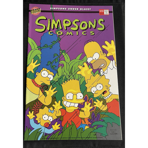 Bongo Comics Simpsons Under Glass Comics # 12 As Pictured 🤪 Flip Comic Book - Picture 1 of 3